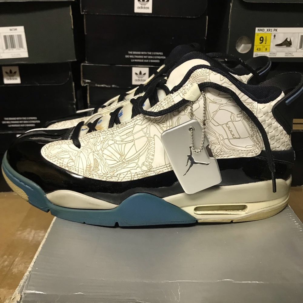 Used pair of Air Jordan Dub-Zero Sz 10